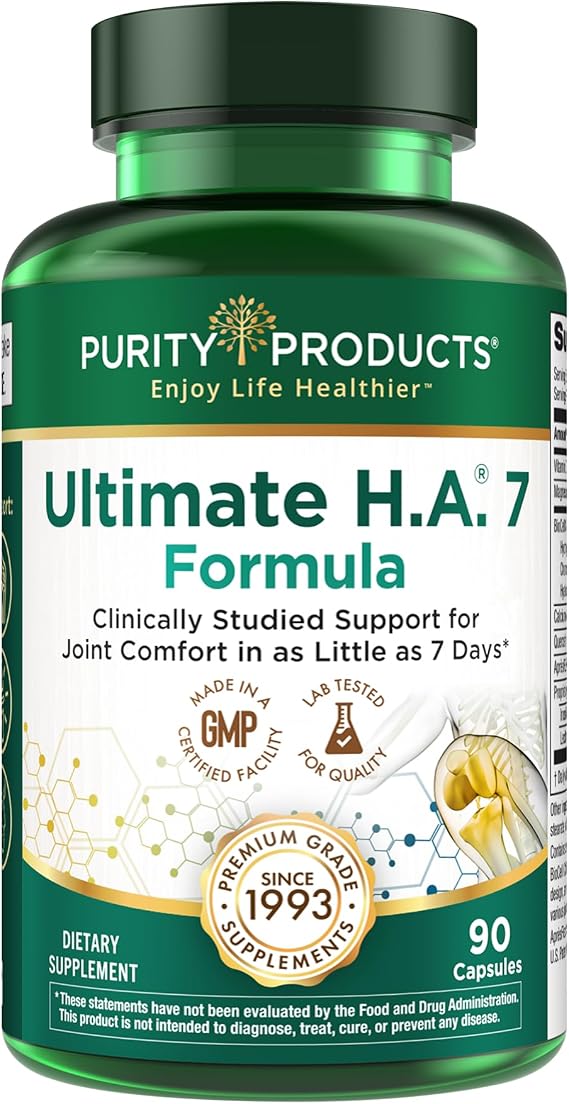 Purity Products Ultimate H.A. 7 Formula with BioCell Collagen