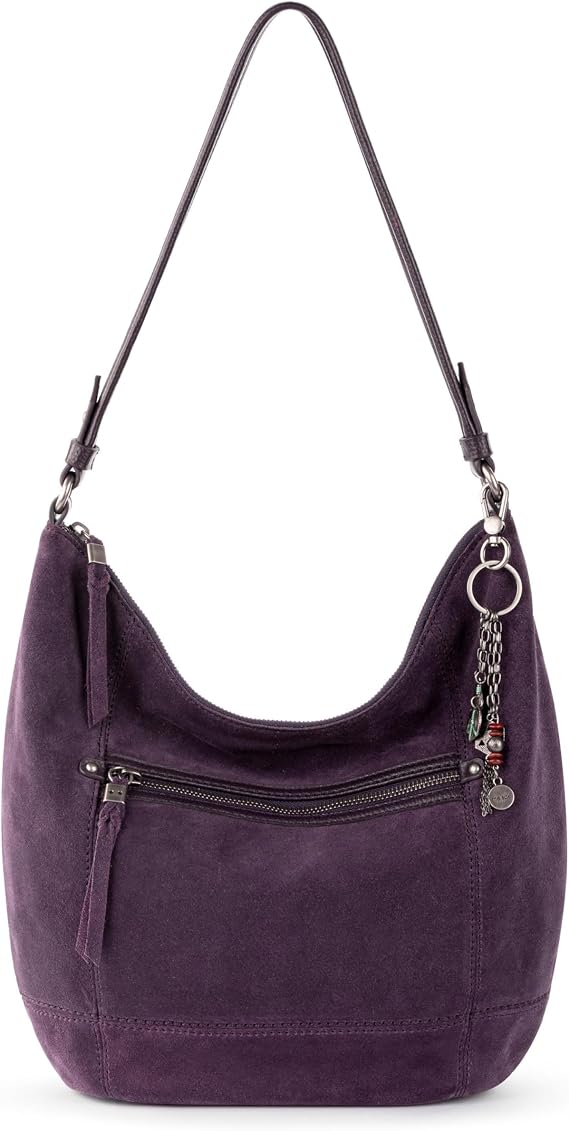 The Sak Sequoia Leather Hobo Bag - Large Slouchy Shoulder Purse, Zip Pocket