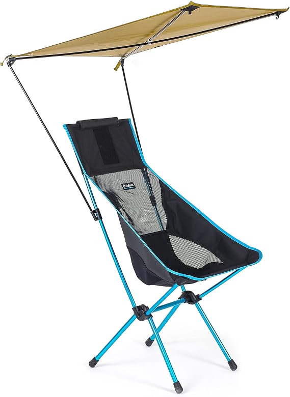 Helinox Personal Shade | Smart, Simple and Essential, Attachable Chair Canopy, Coyote Tan