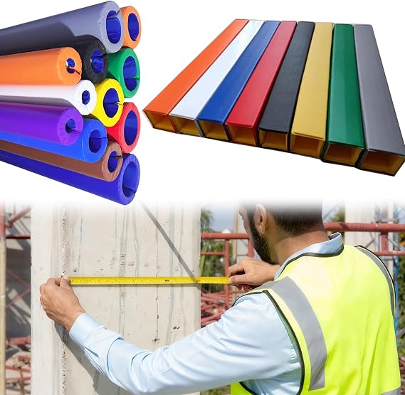 Customizable Pole Padding Wrap Around, Foam Safety Crash Cushion Rod Pads for Indoor Outdoor Round/Square Rectangle Post, Column Protector Covering w/Hook & Loop