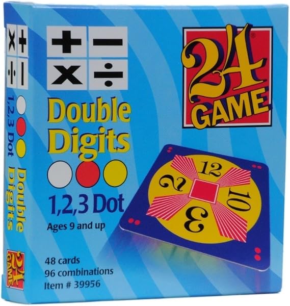 Original 24 Game Cards Double Digits