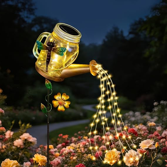 Solar Lights Outdoor Garden, Solar Watering Can Garden Lights [Energy Class A]