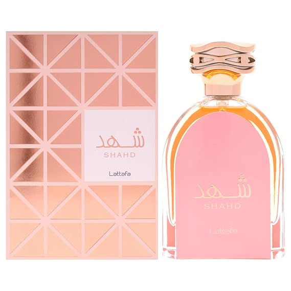 Lattafa Perfumes Shahd for Unisex Eau de Parfum Spray, 3.4 Ounce