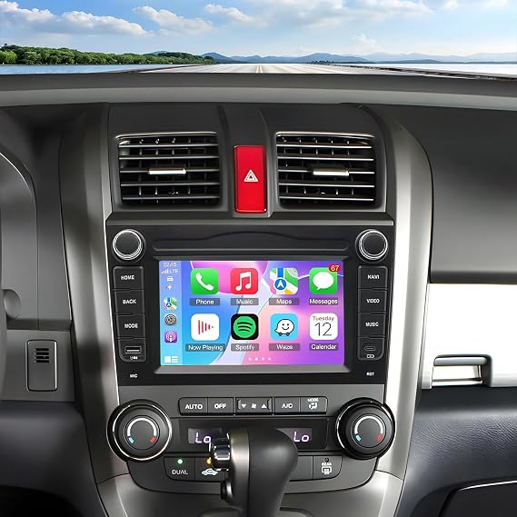Double Din Car Stereo Radio for Honda CRV 2007-2011 7" Carplay 4GB+64G GPS