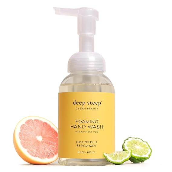 Deep Steep Foaming Hand Wash, 8oz (Grapefruit Bergamot)