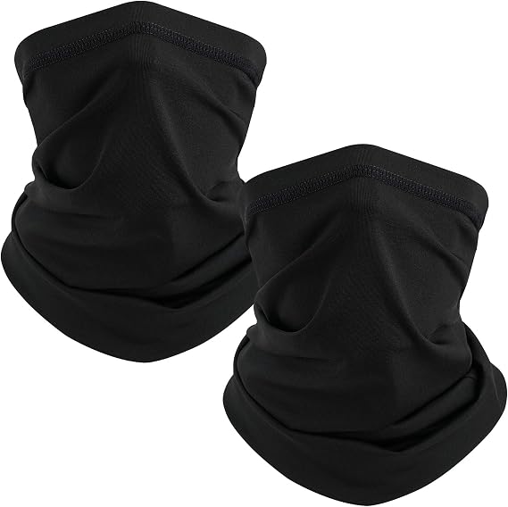 TICONN Neck Gaiter Face Cover Scarf, Neck Warmer Breathable Sun & Wind-proof for Skiing Fishing Hiking Cycling
