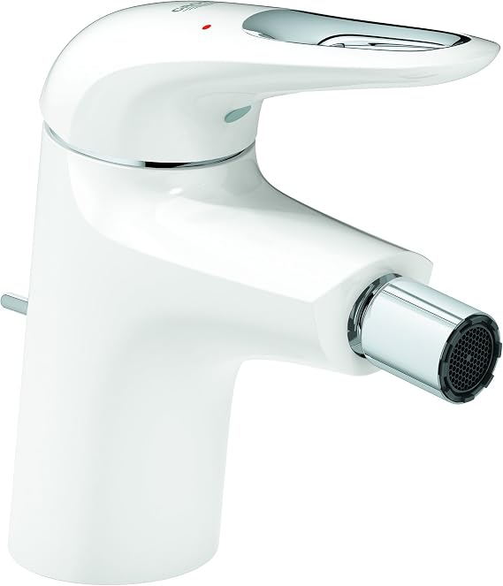 Grohe Eurostyle Single Lever Bidet Mixer Pack of 1 33565003, White, 33565LS3