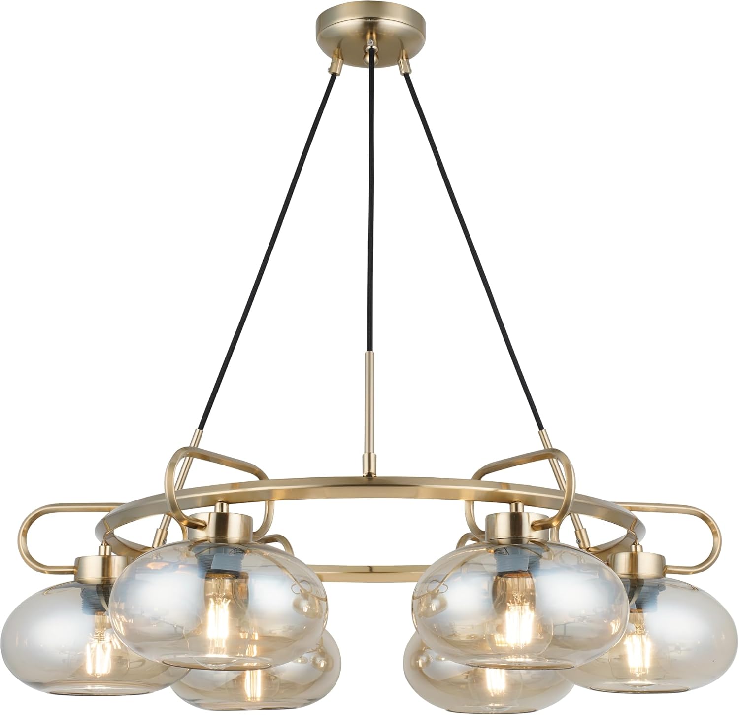 Lucea Alamo 6 Lacquered Chandelier 6xe27