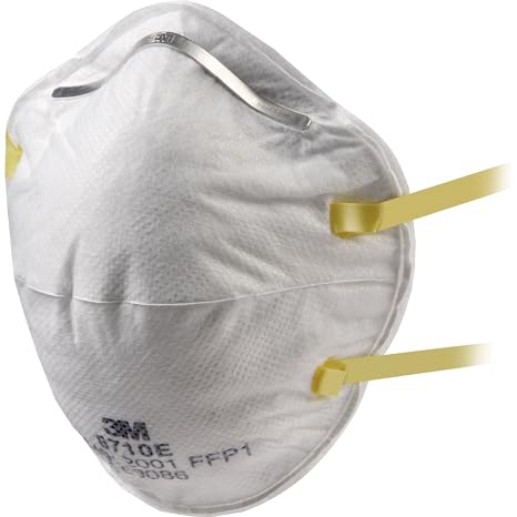 3M Deutschland 8710 FFP1 NR D GT500091290 Respirators Set of 20 plus 1 x 8812 Cool Flow Valve