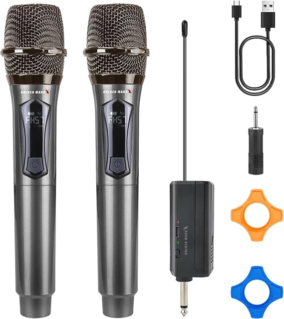 Wireless Handheld Microphones for Singing with 500 FT Reception