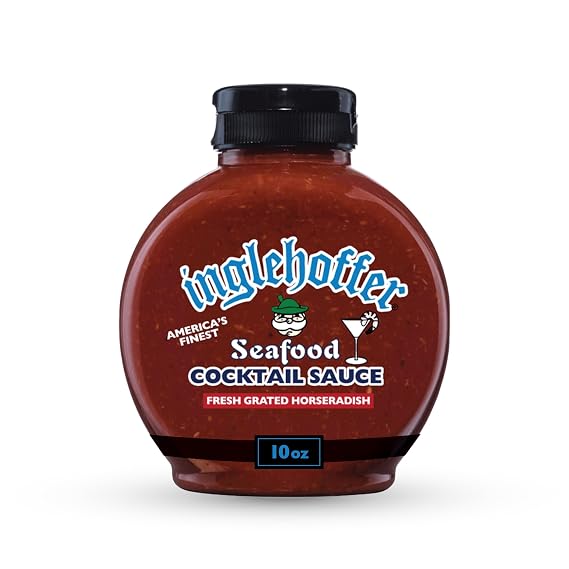 Inglehoffer Seafood Cocktail Sauce with Fresh-Grated Horseradish, 10 oz