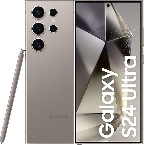 Samsung Galaxy S24 Ultra Akıllı Cep Telefonu 12 GB RAM,512 GB Hafıza,Titanyum Gri (Samsung Türkiye Garantili)