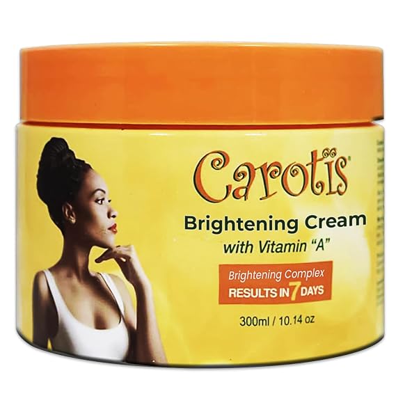 CAROTIS, Skin Brightening Cream 300ml / 10.14fl oz 7 Day Night Cream for Uneven Skin Tone, with Vitamin A