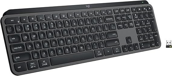 Logitech MX Keys S Wireless Keyboard Low Profile Fluid Precise - Graphite