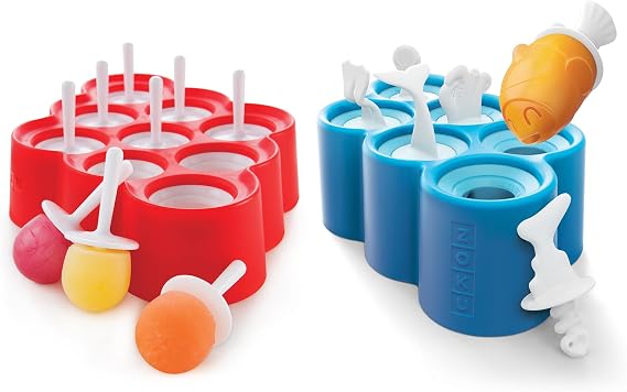 ZOKU Mini Pop Molds and Fish Pop Molds Bundle
