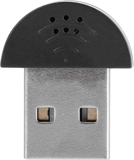 Mini Usb Microphone Portable Microphone Usb Mini Studio Speech Microphones Recording Audio Computer Microphones for Desktop Mic Adapter Driver Frees Plug And Play for Computer Pc (Black)