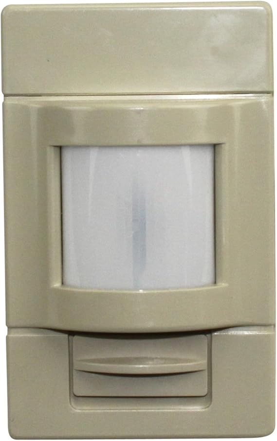 Sensor Switch Iplh-W Flourescent/Incandescent Large Area Wall Switch Highmount Sensor; Ivory