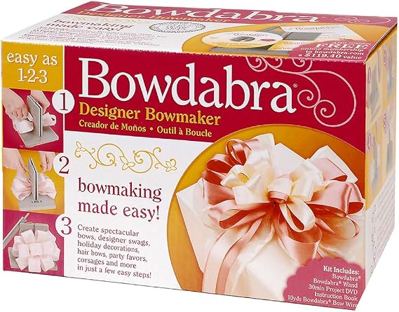 Darice Bowdabra Bowmaker Tool, Grey, Standard (Packaging May Vary)
