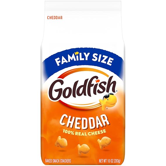 Goldfish Cheddar Cheese Crackers, 10 Oz Bag