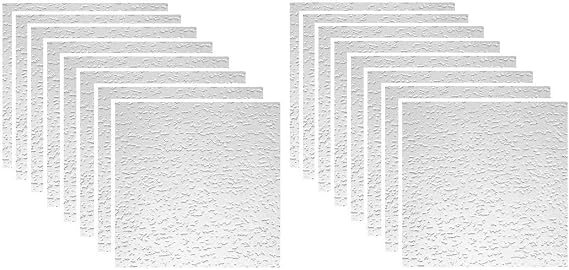 (30) USG Interiors 4240 Tivoli 12" x 12" Textured Ceiling Tiles