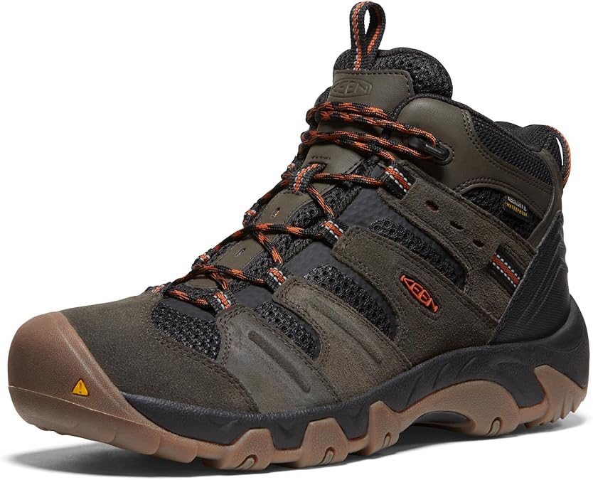 KEEN Men's Headout Mid Height Waterproof All Terrain Hiking Boots