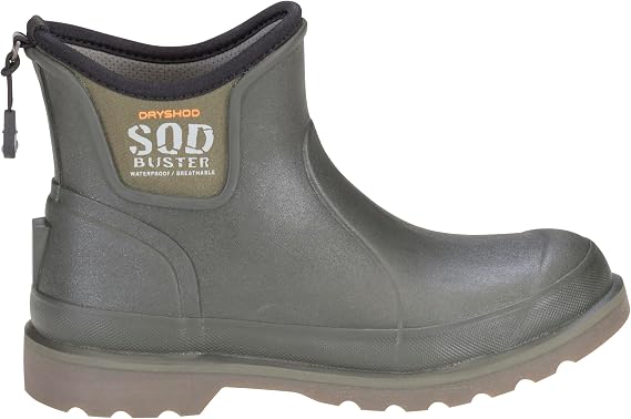 Dryshod Men's Sod Buster Garden Ankle Work Boots | Waterproof |Moisture Wicking