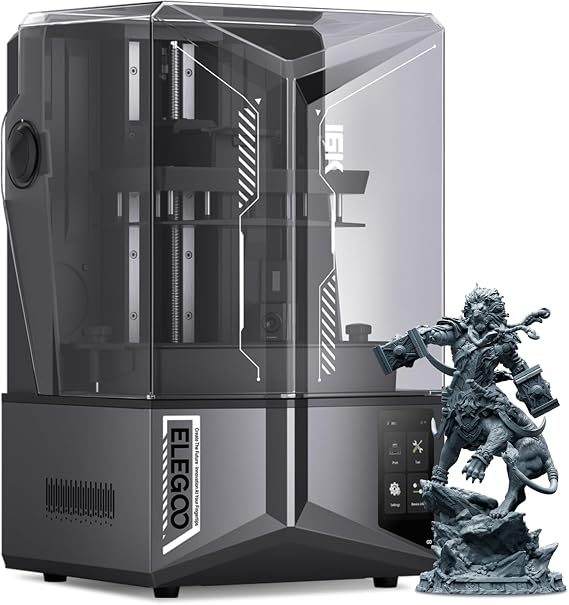 ELEGOO Saturn 4 Ultra 16K Resin 3D Printer MSLA, Smart Tank Heater, High Printing Speed to 150mm/h, AI Camera with Light, Built-in Wi-Fi, Large Print Size 211.68118.37220mm3