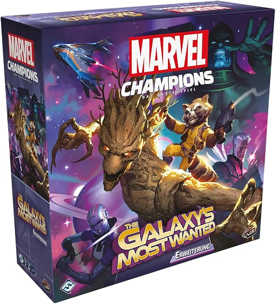 Fantasy Flight Games, Marvel Champions: LCG - Galaxy's Most Wanted, Campaign Expansion, Expert Game, Card Game, 1-4 Players, Ages 14+, 60+ Minutes, German