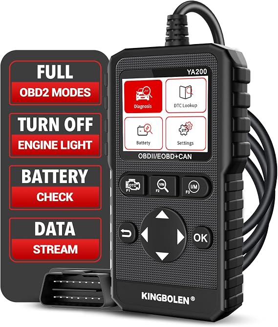 KINGBOLEN YA200 OBD2 Scanner, Car OBD2 Code Reader Check Engine Light