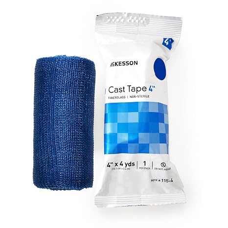 McKesson Cast Tape, Blue, 4 in, 1 ct