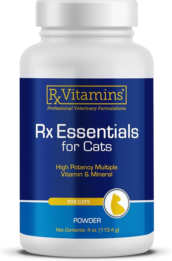Rx Vitamins Essentials for Cats - Cat Multivitamin & Multimineral - 4oz