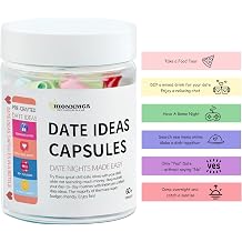 HIONXMGA 60pcs Date Night Ideas Message in a Bottle (Cozy & Fun), Unique Bridal Shower Gifts - Romantic Bachelorette Gifts for Bride and Wedding Registry Anniversary Couples Gift Ideas
