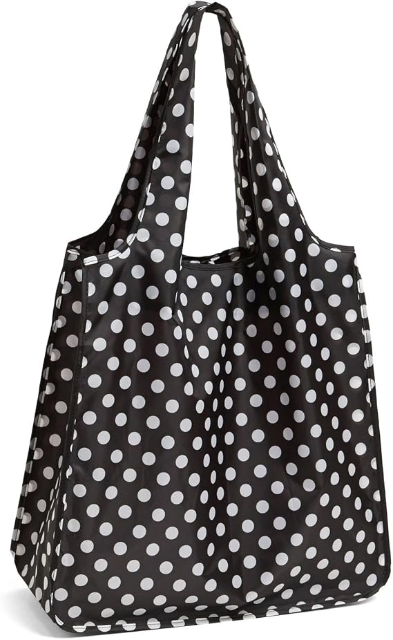 kate spade new york Reusable Shopping Bag, Black Dots