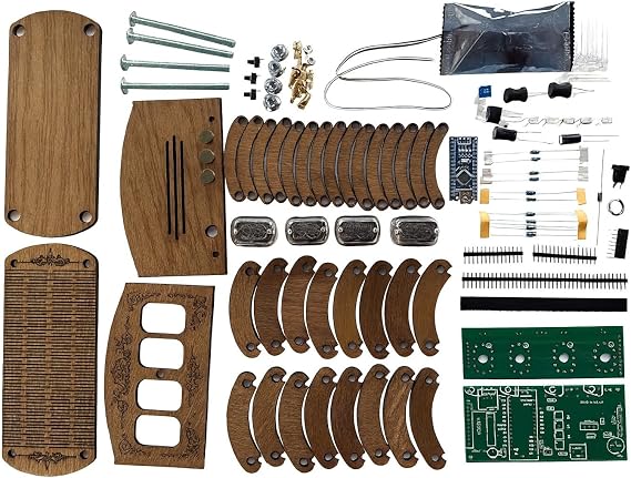 Nixie Tube Clock Kit DIY IN12 (12 Hours Format)