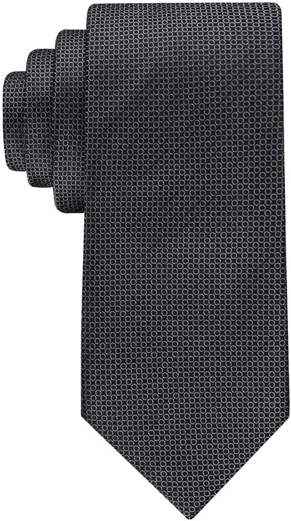 Calvin Klein Mens Classic Black Tie