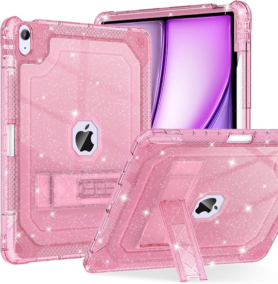 ZoneFoker for iPad Air 13 Inch M4/M3/M2 Case 2026/2025/2024 Glitter