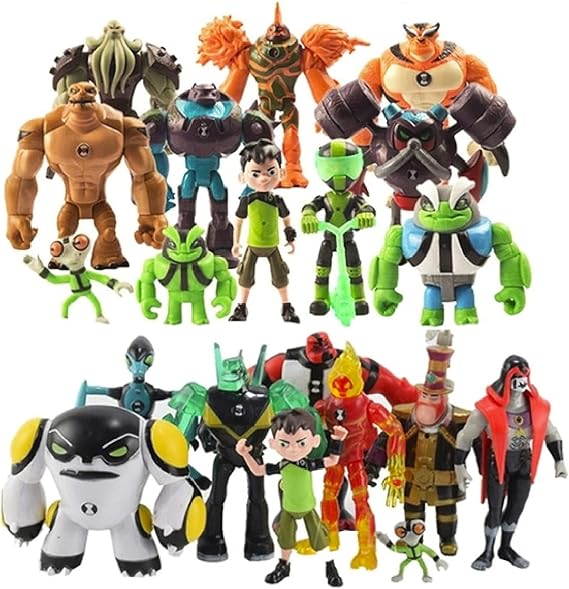 9 and 11 Ben 10 New Action Figures Toy Set