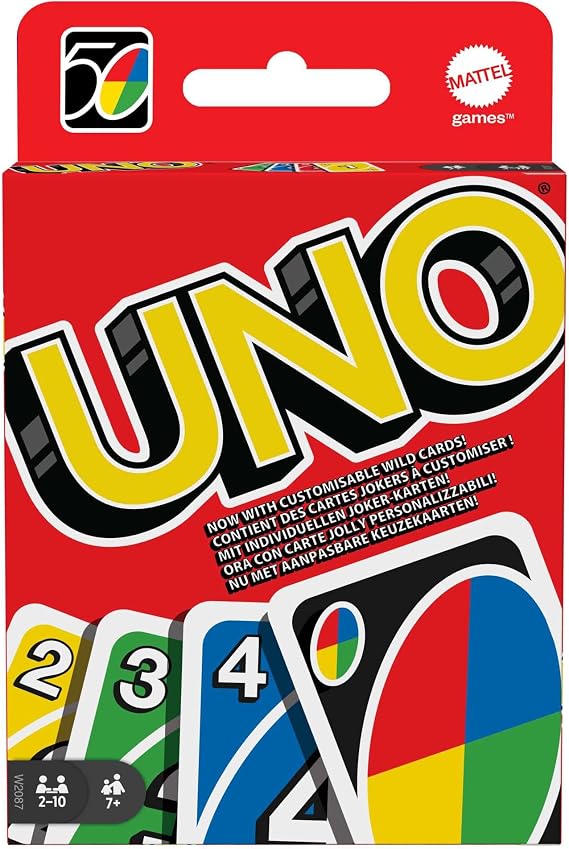 Mattel Games UNO Card Game Ages 7+ 2-10 Players