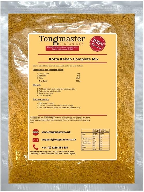 Kofta Kebab & Burger Complete Mix - BULK PACK - 1kg