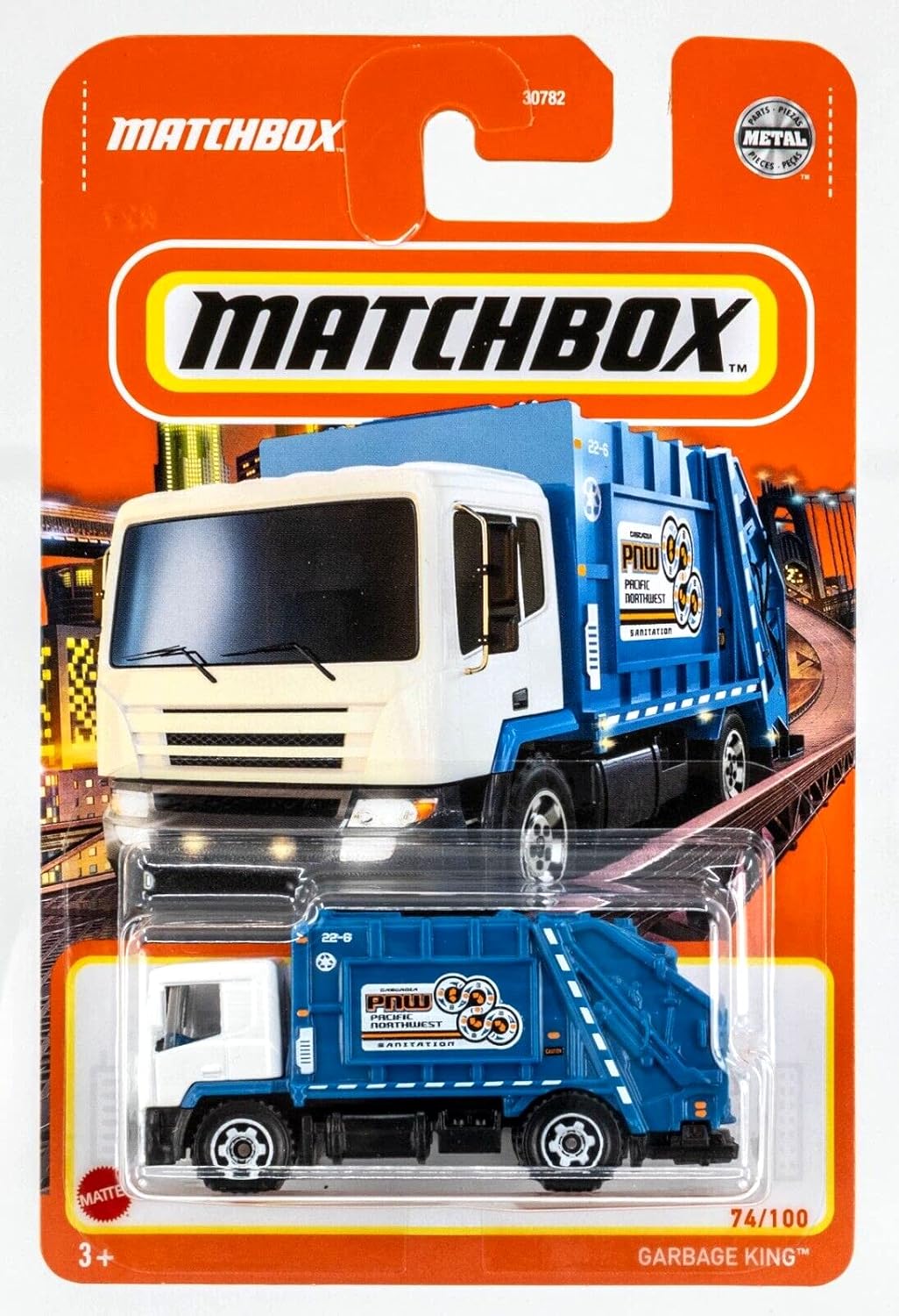Matchbox Garbage King 74100 Blue