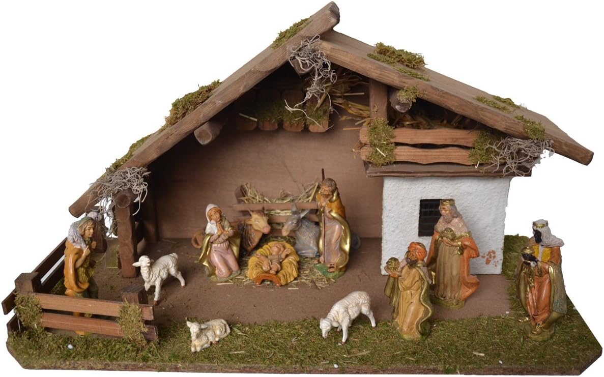 Alfred Kolbe Krippen 13301 Nativity Scene Brown 59 x 30 x 34 cm