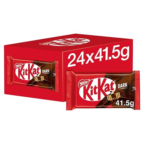 Kit Cat 4 Finger 70% Dark Chocolate Bar 24 x 41.5 g Bars
