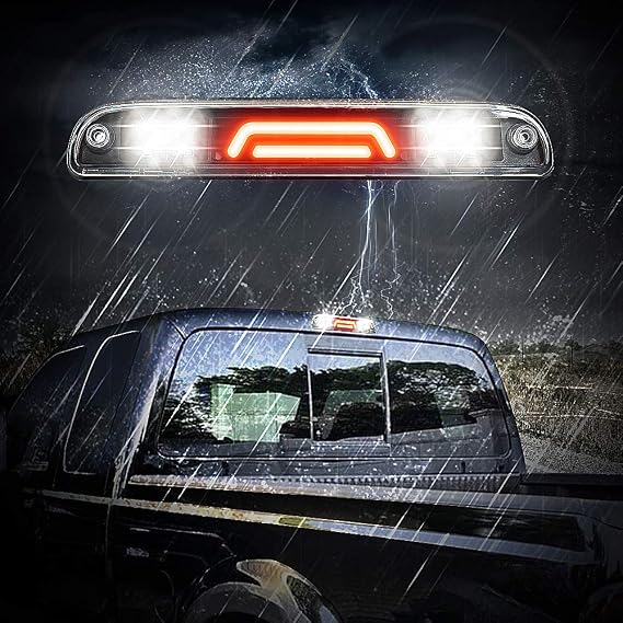 3rd Third Brake Light Compatible with 1999-2016 Ford F250 F350 F450 F550 Super Duty Ranger, Mazda B-Series Cargo LED Bar High Mount Stop Lamp Replaces YC3Z13A613BA