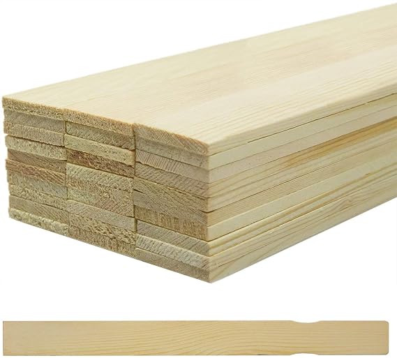 Pro Project Supplys Pro-Grade 12" Paint Stir Sticks 30 Pack. Splinter-Free, Sanded Wood Mixer is Great for Mixing Gallon Pails of Glue, Epoxy & Body Filler. Bulk Painting Stirrer, Accessory & Tool