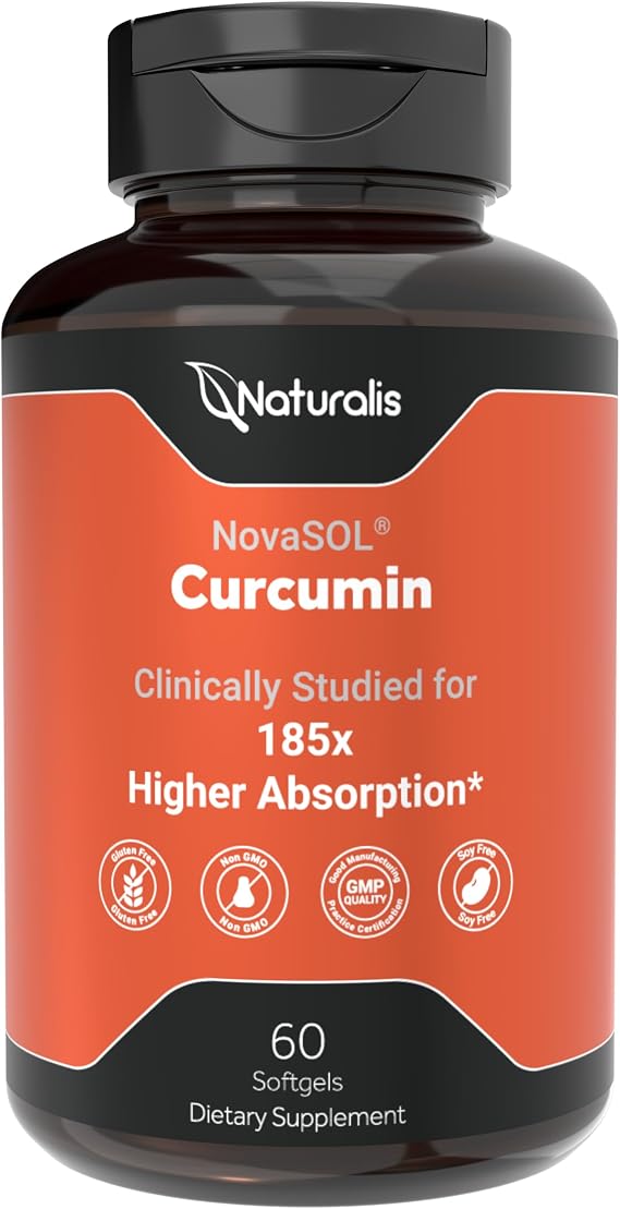 Naturalis NovaSOL Curcumin 500mg 30 Softgels | x185 Better Absorption*
