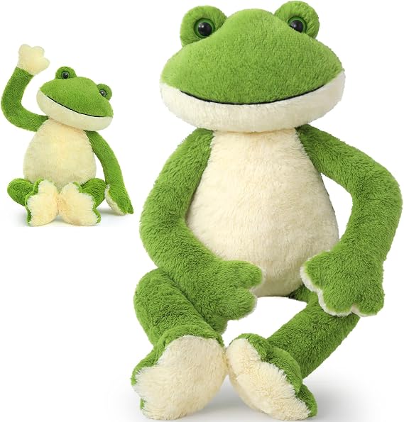 MaoGoLan 24inch Giant Cute Frog Stuffed Animal Plush Toad Toy Kid Girl Gift