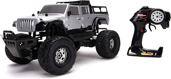Jada Toys Fast & Furious 1:12 4x4 2020 Jeep Gladiator Elite RC Remote Control Car 2.4 Ghz, Toys for Kids and Adults