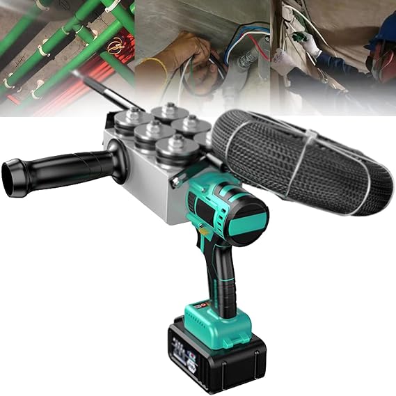 Electrician Wire Puller Through Wall,Wire Cable Puller, Professional Wire Threading Tool, 40m/min Cordless Electric stringing Wire Puller,Automatic Wire Stringing Machine,2 * 30000mA