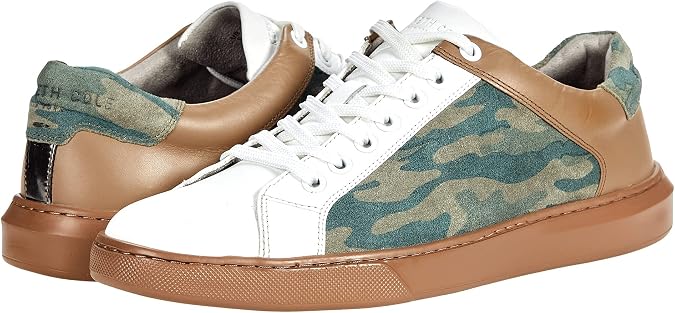 Kenneth Cole Liam Sneaker Olive Camo 13 M