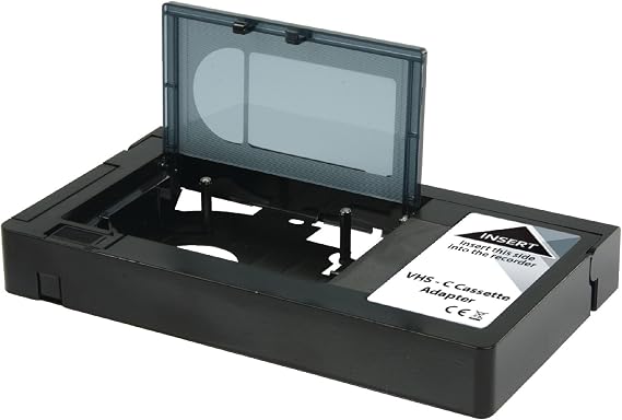 Konig Converter VHS-C to VHS Black (NOT Suitable for 8mm Tapes) [KN-VHS-C-ADAPT]
